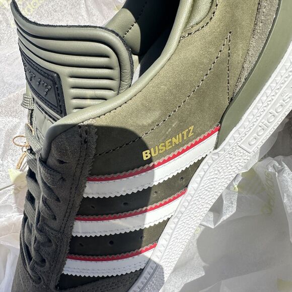 Adidas Busenitz x Dan Mancina Olive Strata Red Men\'s Shoes ID3370 size 10.5 main image 15